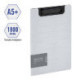 Папка-планшет с зажимом Berlingo "Steel&Style" A5+, 1800мкм, пластик (полифом), белая