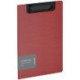 Папка-планшет с зажимом Berlingo "Steel&Style" A5+, 1800мкм, пластик (полифом), красная