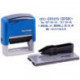 Штамп самонаборный Berlingo "Printer 8052", 4 строки, 1 касса, пластик, 48*19 мм, блистер