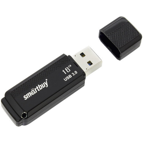 Флешка Smart Buy "Dock"  16GB, USB 3.0 Flash Drive, черный