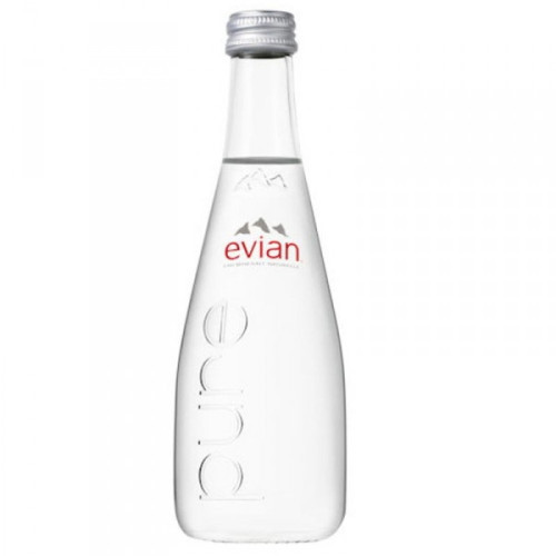 Вода минеральная Evian негазированная 0.33 литра 20 штук в упаковке