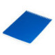 Блокнот А5, 60 листов, клетка, гребень, лакированный картон, 60 г/м2, BRAUBERG, синий, перфорация на отрыв