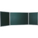 Доска магнитно-меловая BOARDSYS 100х170/340см трехэлементная зеленая