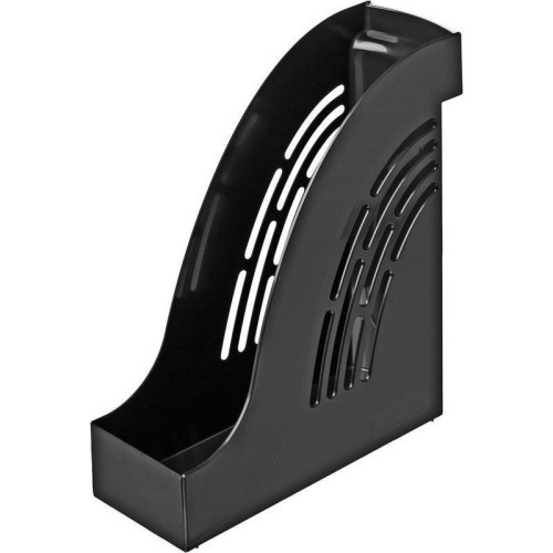 Вертикальный накопитель Attache пластиковый черный ширина 95 мм (2 штуки в упаковке)