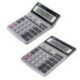Калькулятор STAFF настольный металлический STF-1712, 12 разрядов, двойное питание, 200х152 мм, 250121