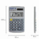 Калькулятор STAFF карманный металлический STF-1008, 8 разрядов, двойное питание, 103х62 мм, 250115