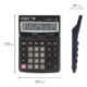 Калькулятор STAFF настольный STF-2512, 12 разрядов, двойное питание, 170х125 мм, 250136
