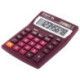 Калькулятор настольный STAFF STF-1808-WR, КОМПАКТНЫЙ (140х105 мм), 8 разрядов, двойное питание, БОРДОВЫЙ, 250467