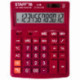 Калькулятор настольный STAFF STF-444-12-WR (199x153 мм), 12 разрядов, двойное питание, БОРДОВЫЙ, 250465