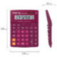 Калькулятор настольный STAFF STF-888-12-WR (200х150 мм) 12 разрядов, двойное питание, БОРДОВЫЙ, 250454
