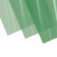 Обложки для переплета BRAUBERG, комплект 100 штук, А4, пластик 150 мкм, прозрачно-зеленые, 530828