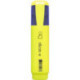 Текстовыделитель, ширина линии 1-5 мм, желтый, плоский корпус с клипом, скошенный наконечник, Attomex