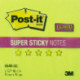 Блок-кубик Post-it Super Sticky 76х76 зеленый 90 листов