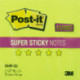 Блок-кубик Post-it Super Sticky 76х76 зеленый 90 листов