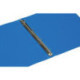 Папка на 4-х кольцах Attache синяя пластиковая корешок 32 мм