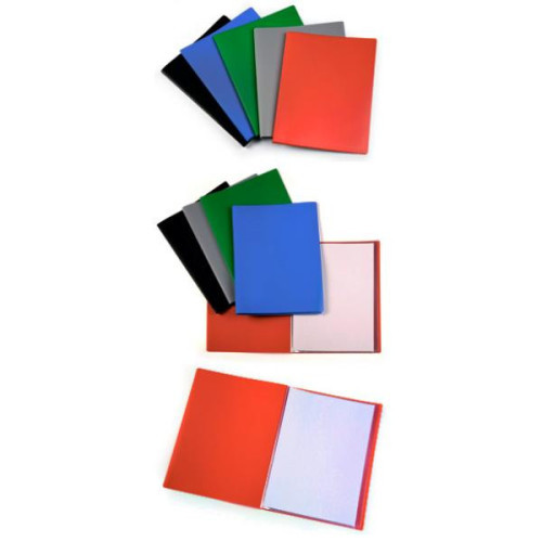 Папка с 20 вкладышами прозр., ф.A4, пластик 0.40мм., Россия