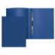 Папка-скоросшиватель пружинный, пластик, 500мкм, непрозрачная синяя, ширина корешка 15мм, A4, Attomex