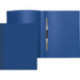 Папка-скоросшиватель пружинный, пластик, 500мкм, непрозрачная синяя, ширина корешка 15мм, A4, Attomex