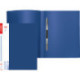 Папка-cкоросшиватель пружинный, пластик, 600мкм, непрозрачная синяя, ширина корешка 15мм, сменная этикетка, A4, deVENTE. Daily