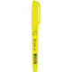 Текстовыделитель  Attomex круглый корпус с клипом, скошенный наконечник, ширина линии 1-4 мм, желтый