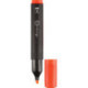Текстовыделитель Attomex плоский корпус с клипом, скошенный наконечник, ширина линии 1-4 мм, оранжевый