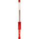 Ручка гелевая красная, манжетка, 0,3 мм, 0,5 мм, прозрачный, Attomex