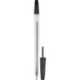 Ручка шариковая 0,7 мм, прозрачный корпус, сменный стержень, черная, Attomex