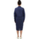 Халат Рабочий женский синего цвета размер 52-54 рост 158-164