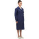 Халат Рабочий женский синего цвета размер 52-54 рост 158-164