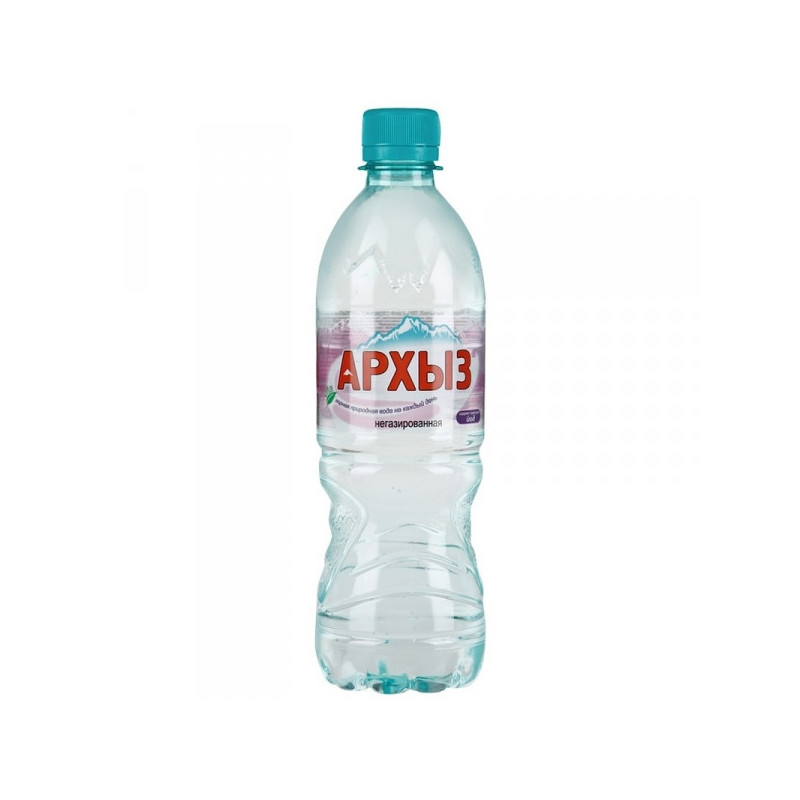 Вода минеральная Архыз негазированная 0.5 литра 12 штук в упаковке