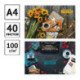 Альбом для рисования 40л., А4, на скрепке ArtSpace 