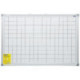 Доска магнитно-маркерная OfficeSpace, 60*90см, клетка, алюминиевая рамка, полочка