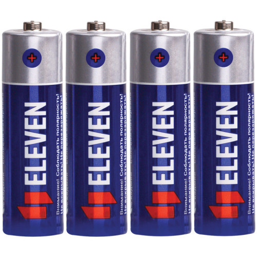 Батарейка Eleven AA (R6) солевая, 4 шт, SB4