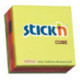 Cамоклеящийся блок HOPAX 51х51 5 неоновых цвета 250 листов STICK'N CUBE