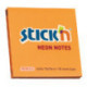 Самоклеящийся блок STICK`N, 76x76, неон оранжевый, 100 листов