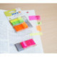 Клейкие закладки HOPAX пластиковые 25х45 мм 1 цвет по 50 листов розовые STICK'N