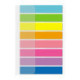 Клейкие закладки пластиковые Stick`n 26073 45x8 мм 8 цветов 160 закладок неон Z-сложение