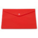Папка-конверт с кнопкой A5 красный