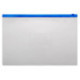 Папка-карман с синей молнией сбоку A4 толщина 0.15 мм