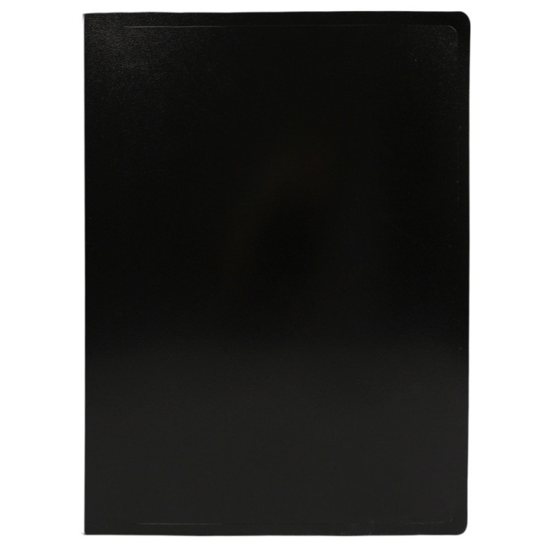Папка 30 вкладышей A4 пластик 0.5мм черный, Buro