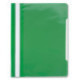 Скоросшиватель А4 с прозрачным карманом на лицевой стороне зеленый