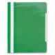 Скоросшиватель А4 с прозрачным карманом на лицевой стороне зеленый