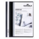 Папка-скоросшиватель Durable Duralook Plus A4+ прозрачный верхний лист-карман черная