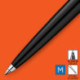 Ручка шариковая Parker Jotter K60 черный M синие чернила блистер