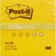 Блок-кубик Post-it Optima 76х76 мм лето желтый неон 100 листов