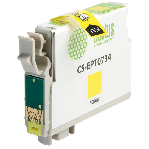 Картридж совм. Cactus EPT0734 желтый для Epson Stylus С79/C110/СХ3900/CX4900/CX5900 (11.4мл)