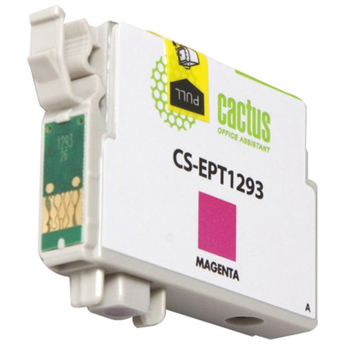Картридж совм. Cactus EPT1293 пурпурный для Epson B42/BX305/BX305F/BX320/BX525/BX625 (10мл)