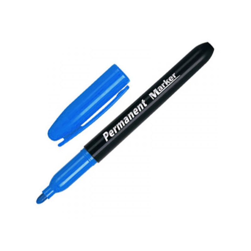 Маркер перманентный CC1118S синий (толщина линии 1-2 мм)