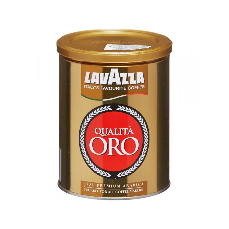 Кофе молотый Lavazza Oro 250 грамм жестяная банка