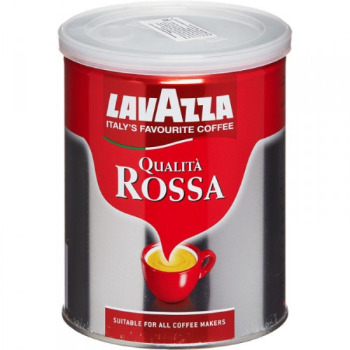 Кофе молотый Lavazza Rossa 250 грамм жестяная банка